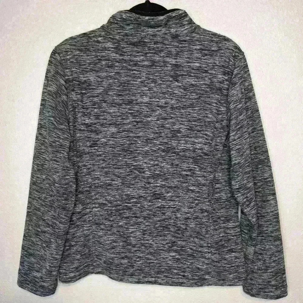 {Snozu} size medium•full zip sweater•black and grey - Picture 11 of 14